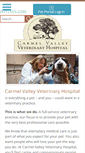 Mobile Screenshot of carmelvalleyvet.com